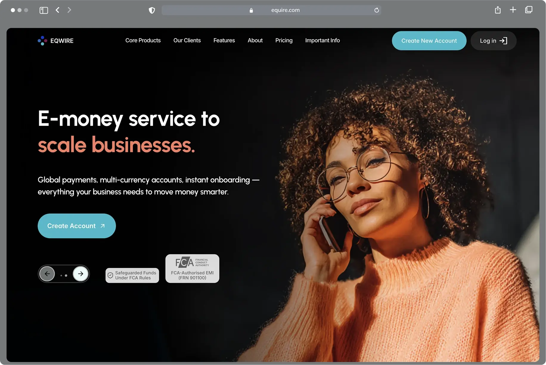 WSA website example