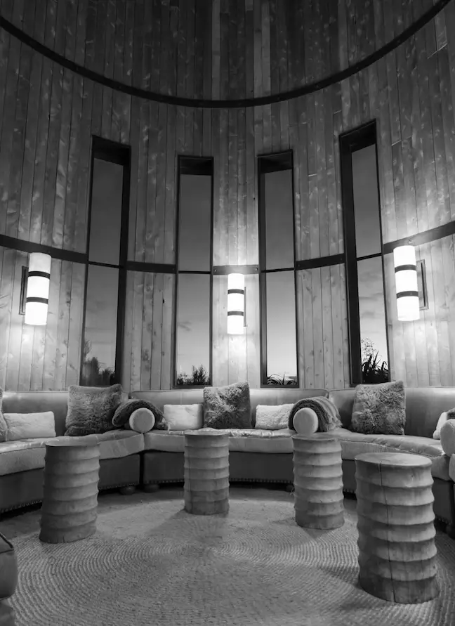 Cape Kidnappers luxury lodge interior near Napier Hawke’s Bay private jet charter destination