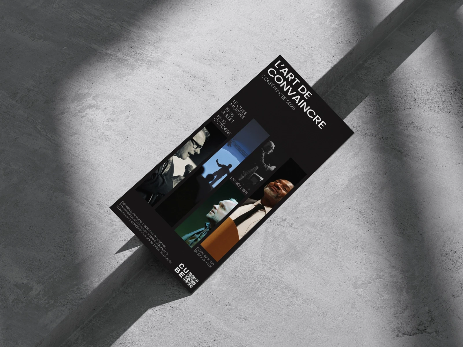 Création d'un flyer pour une conférence à Morges