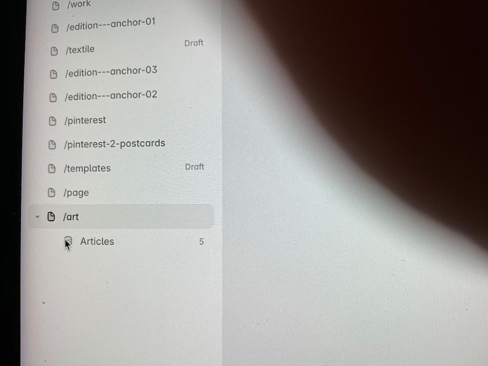 Visually searched image
