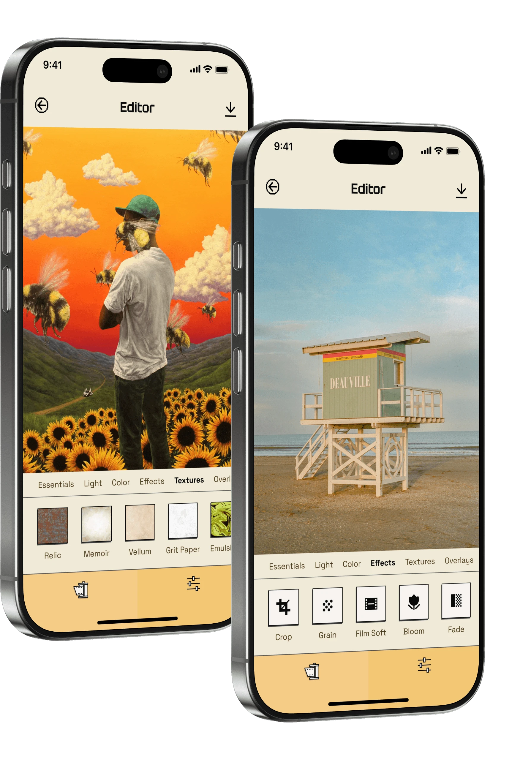 DadCam mobile video editor screens