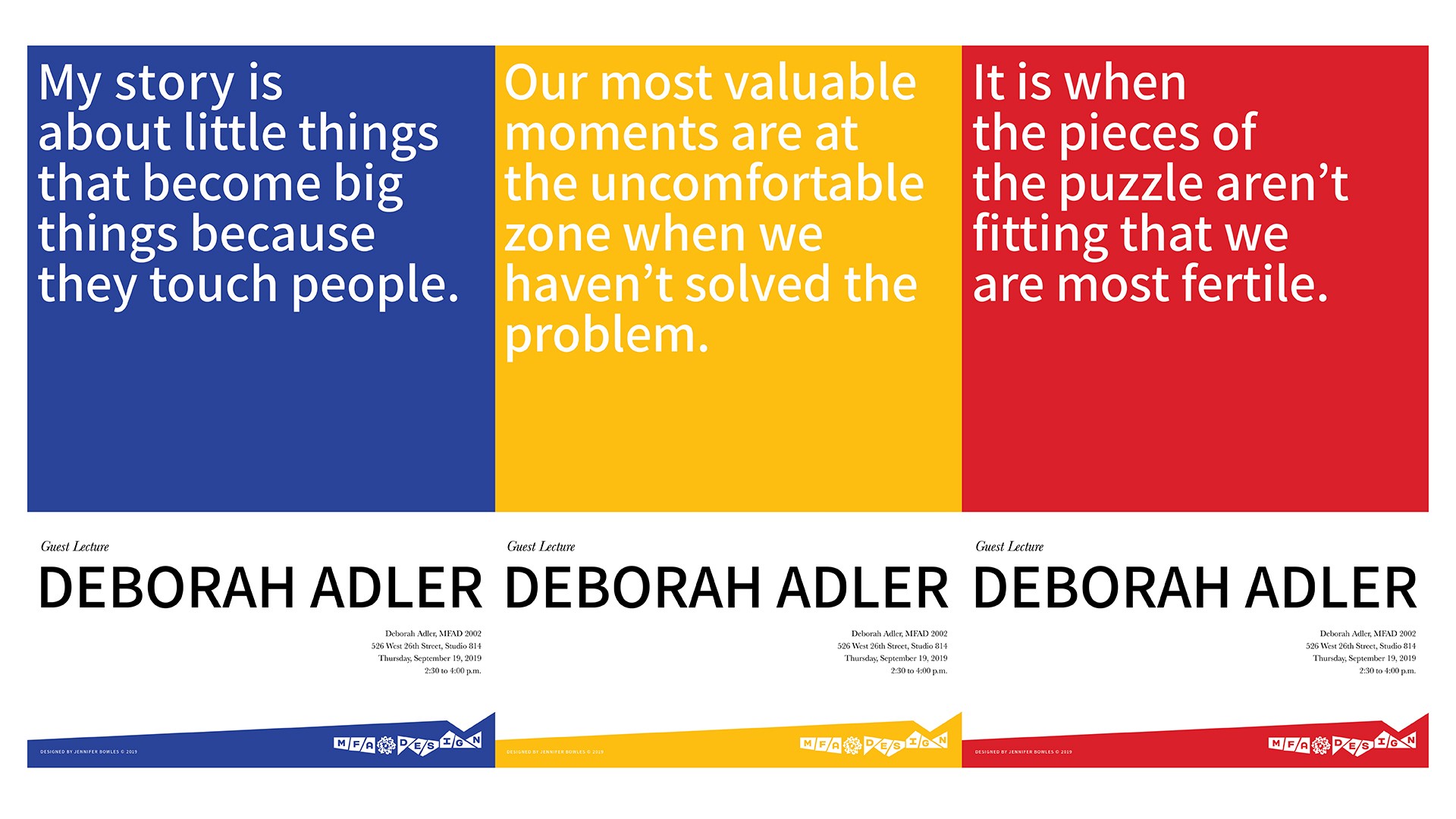 Deborah Adler talk