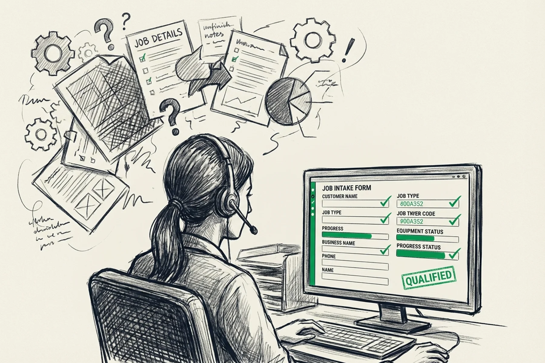 FSM Software Isn't Broken—Your Call Intake Is | Blog Thumbnail | Tradesly AI Insights