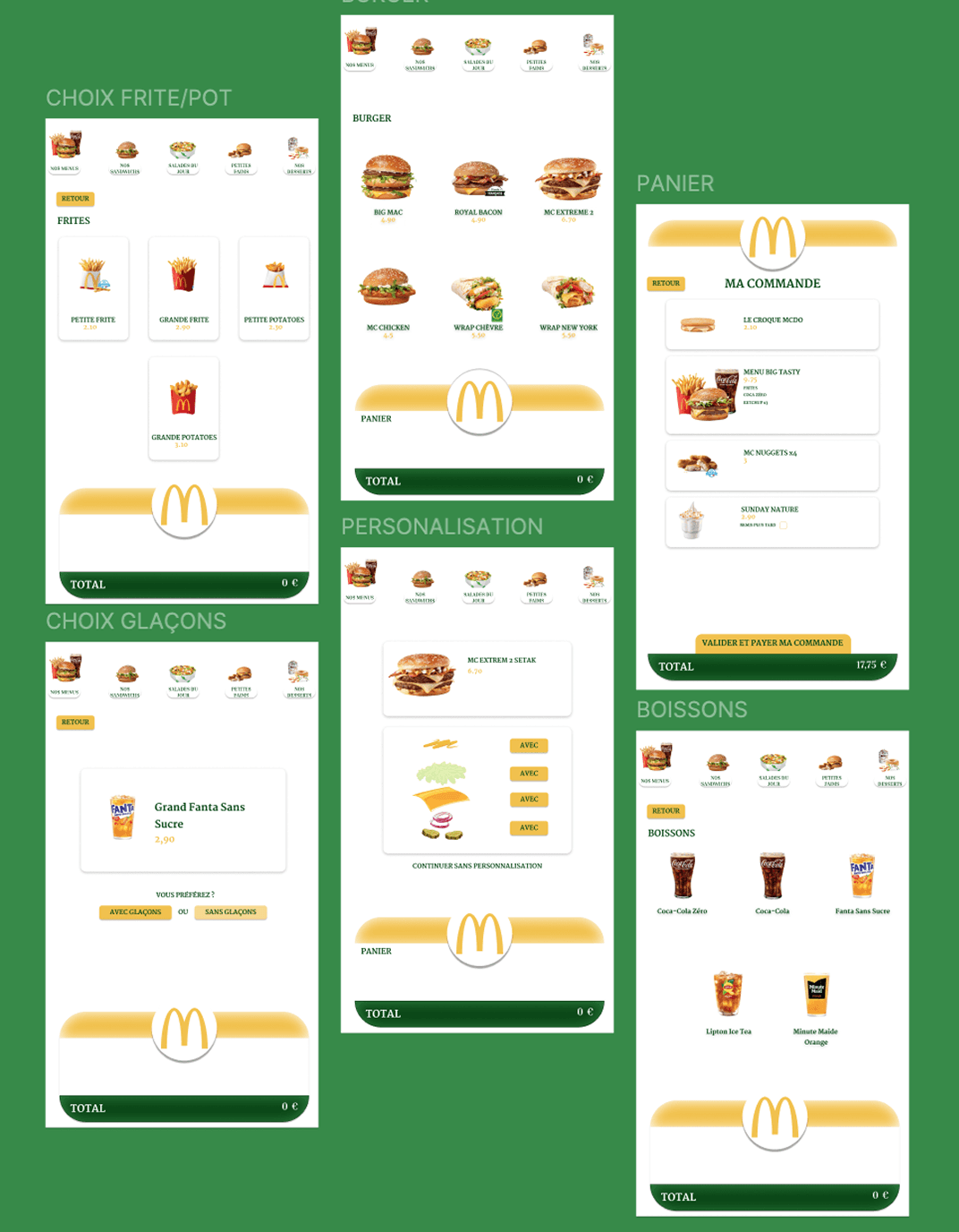 Visuel du projet McDonald’s