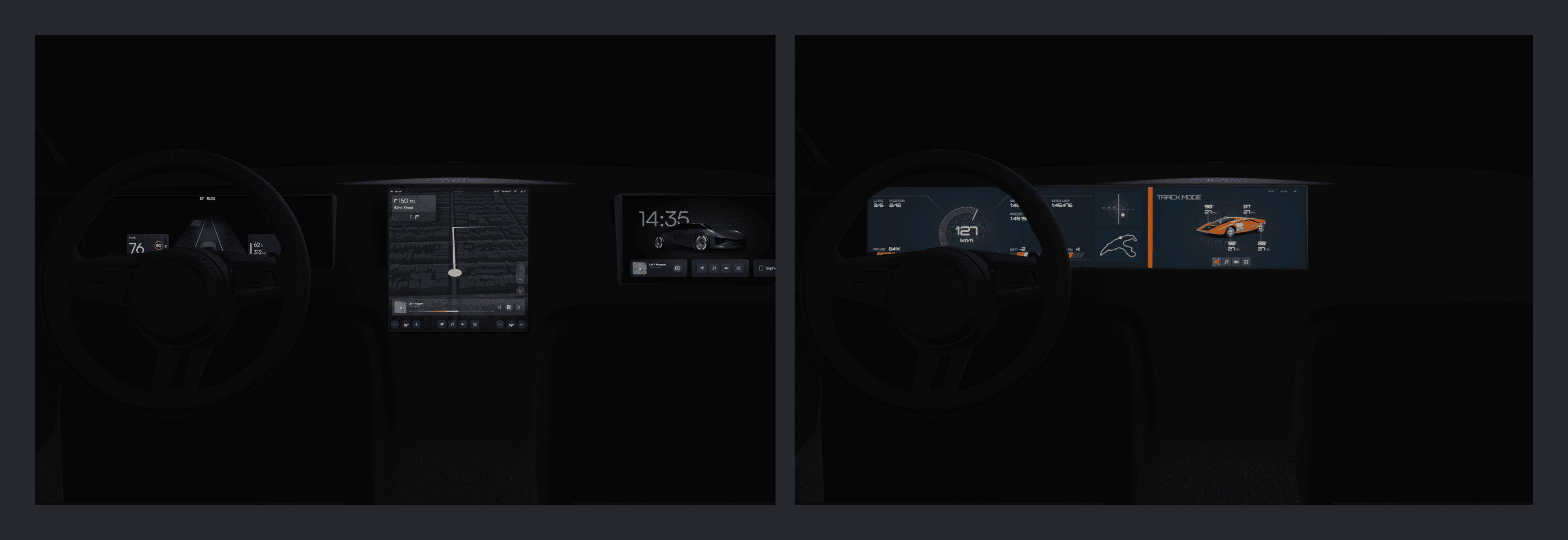 Different possible hardware layouts