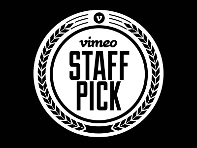 Vimeo Staff Pick award logo for Dave Meinert’s work.