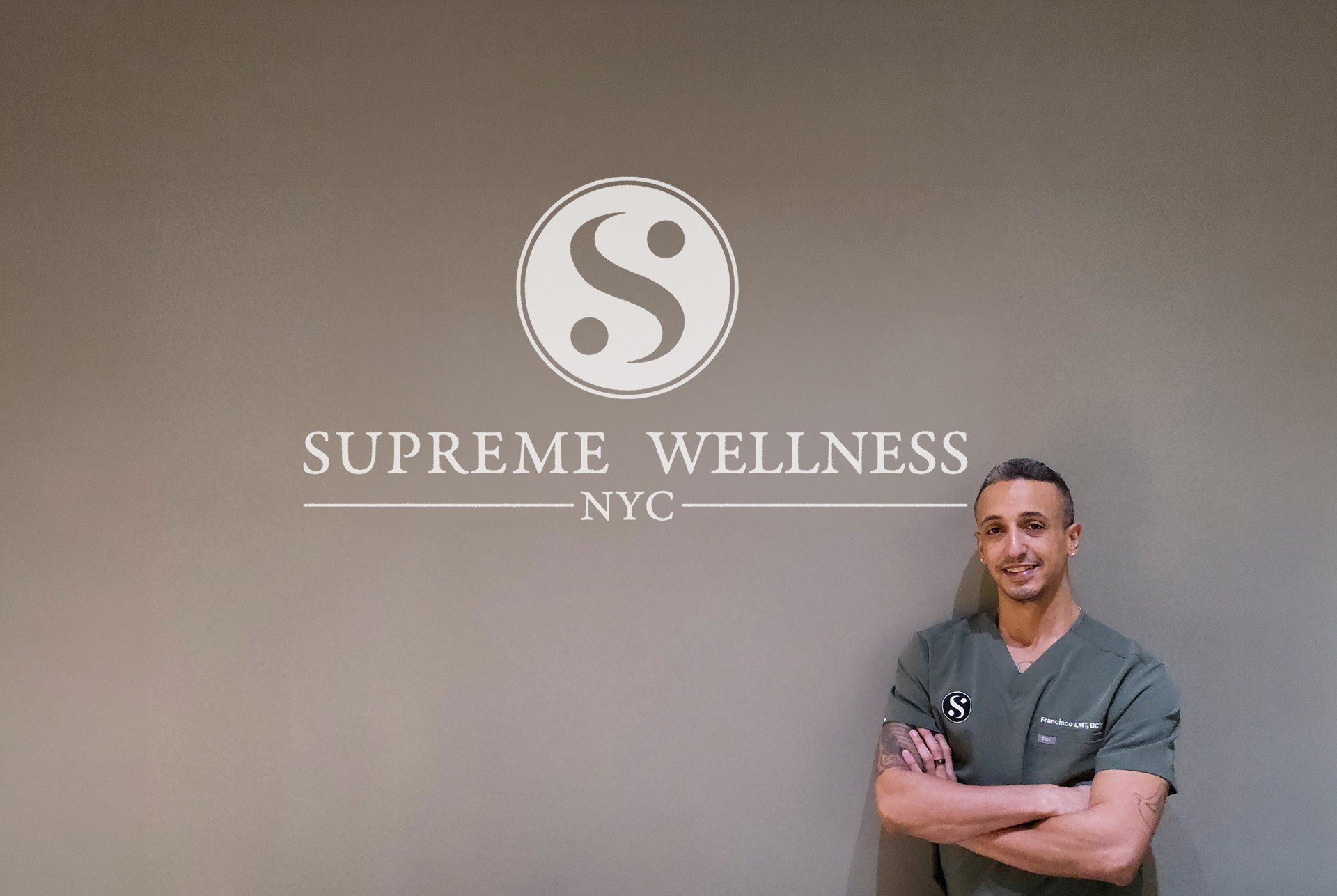 Athlete winning a race