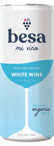 Besa White Wine can mockup.
