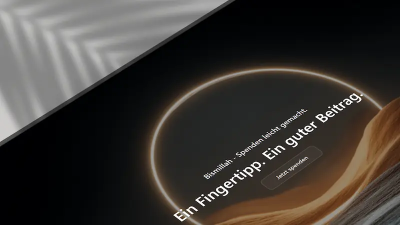 tablet showcase of our app