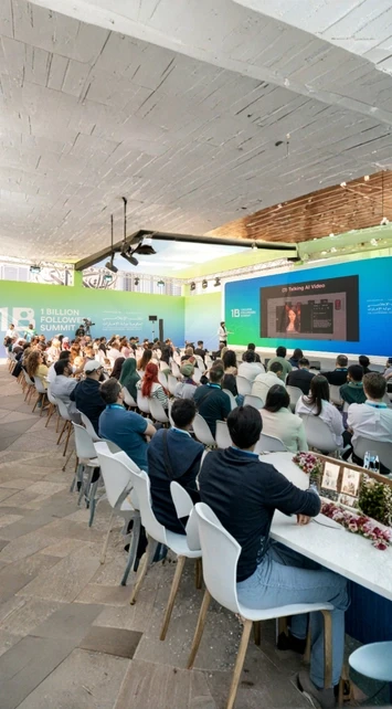 An image of 'Pawan Kumar' at the '1 Billion Followers Summit' in Dubai