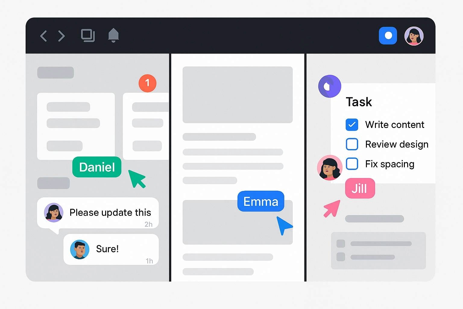 team collaboration features
