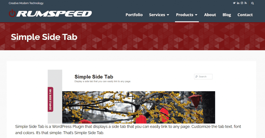 Simple Side Tab plugin