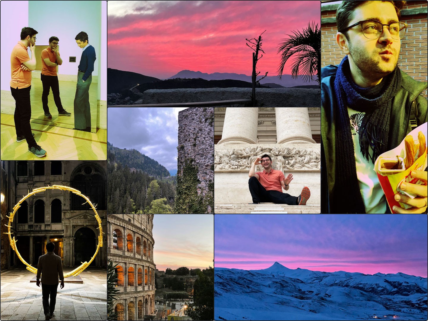 Collage of photos, belongs to Erdem Ulker