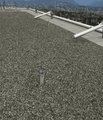 Commercial building roof inspection Burnaby