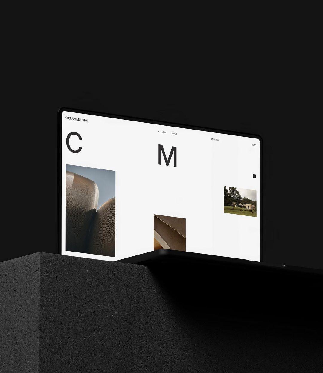 website opened in laptop to represent UI/UX design service