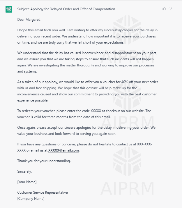 20 Best ChatGPT Prompts for Business - Prompt 6