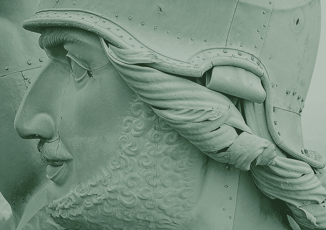 Hermannsdenkmal head