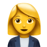 business woman emoji