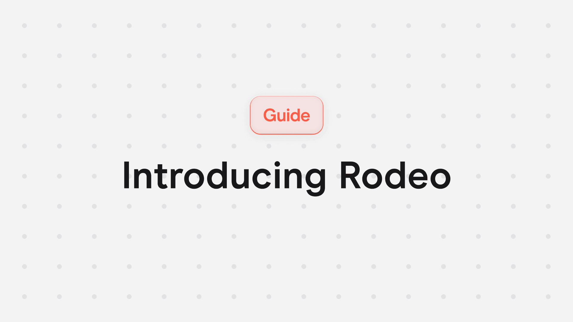 A cover image for a blog introducing Rodeo, a career navigation and job searching tool