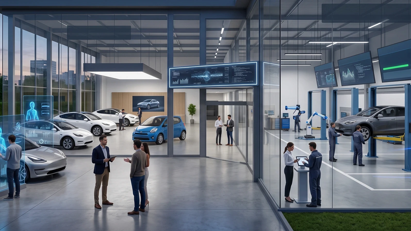 AI car Dealership for Sales and Service Teams