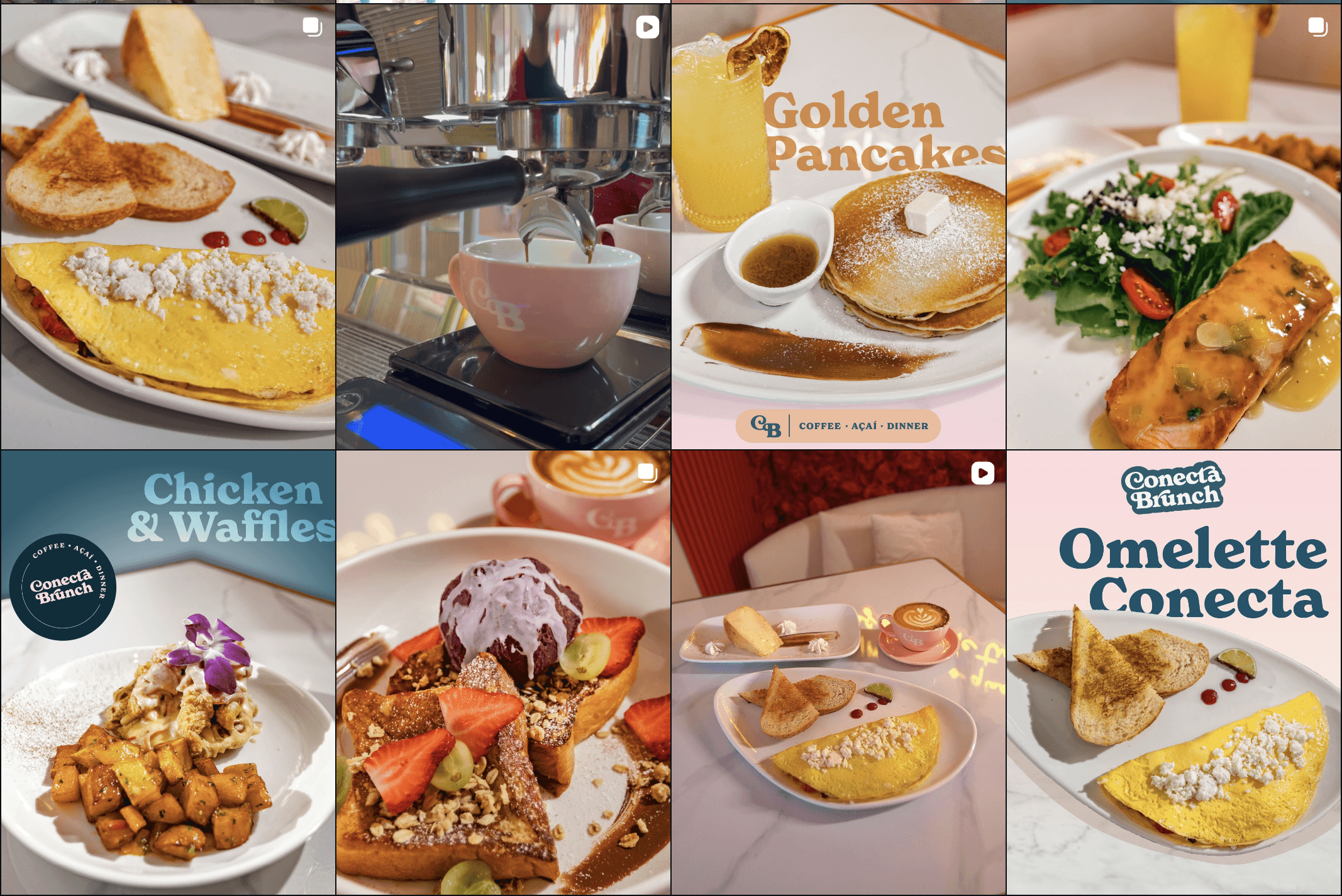 Strategic food content marketing for brunch restaurant in Puerto Rico.