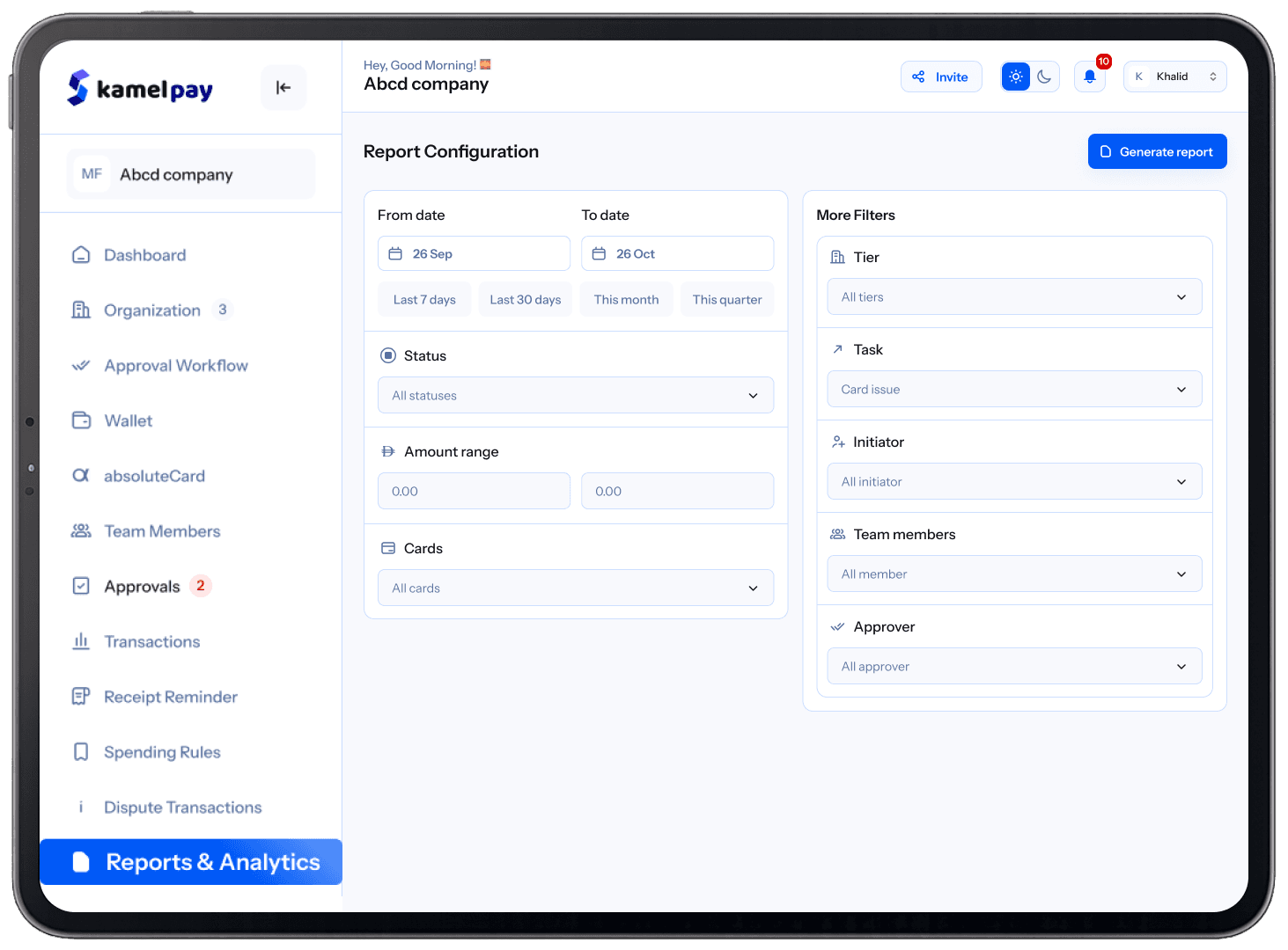 Reports & Analytics