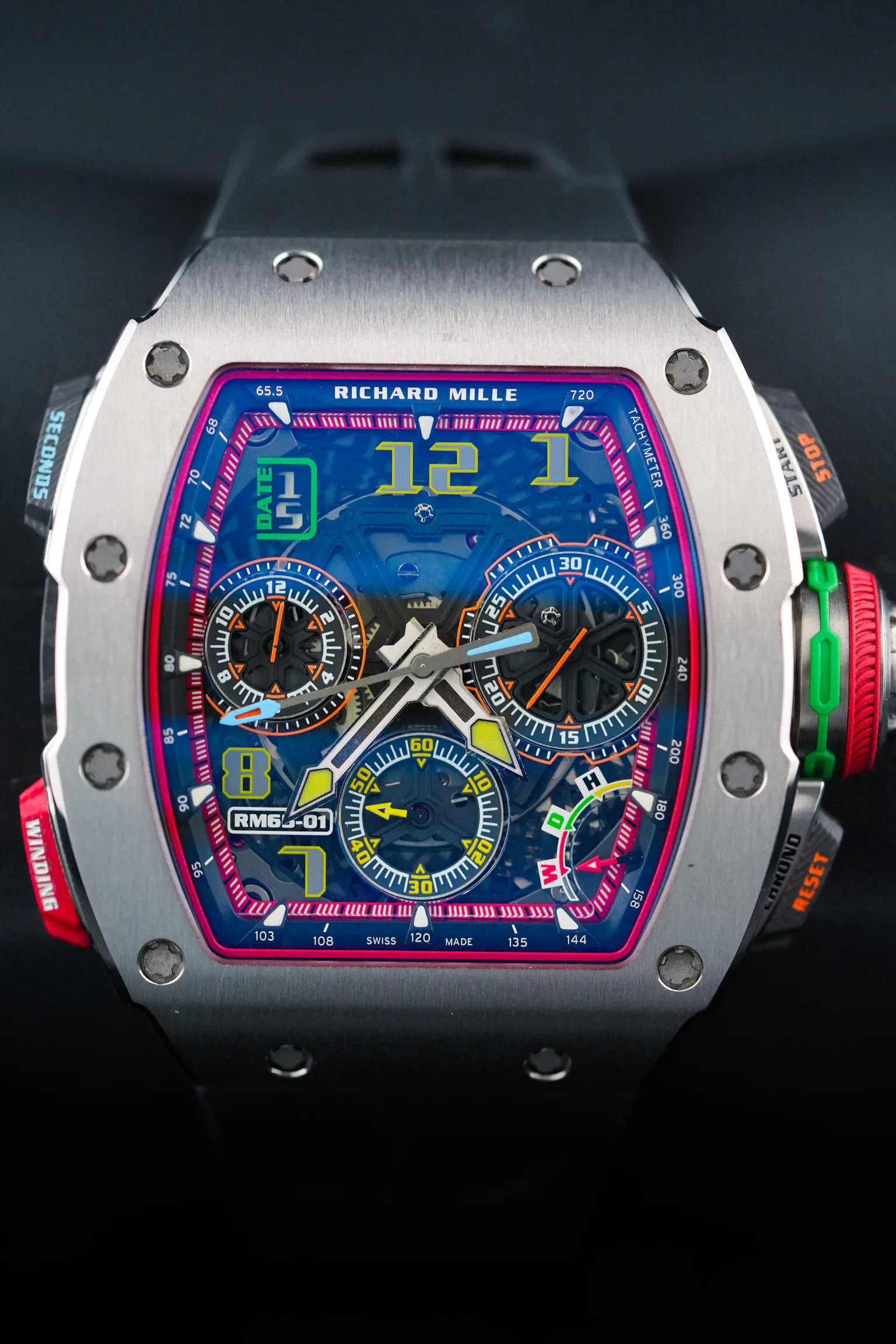 Richard Mille RM 65-01 Split-Seconds Chronograph full front view