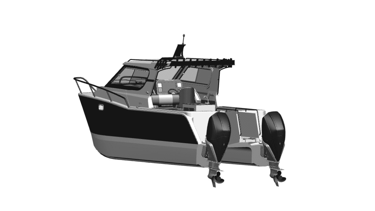 a person swimming in the water with grass