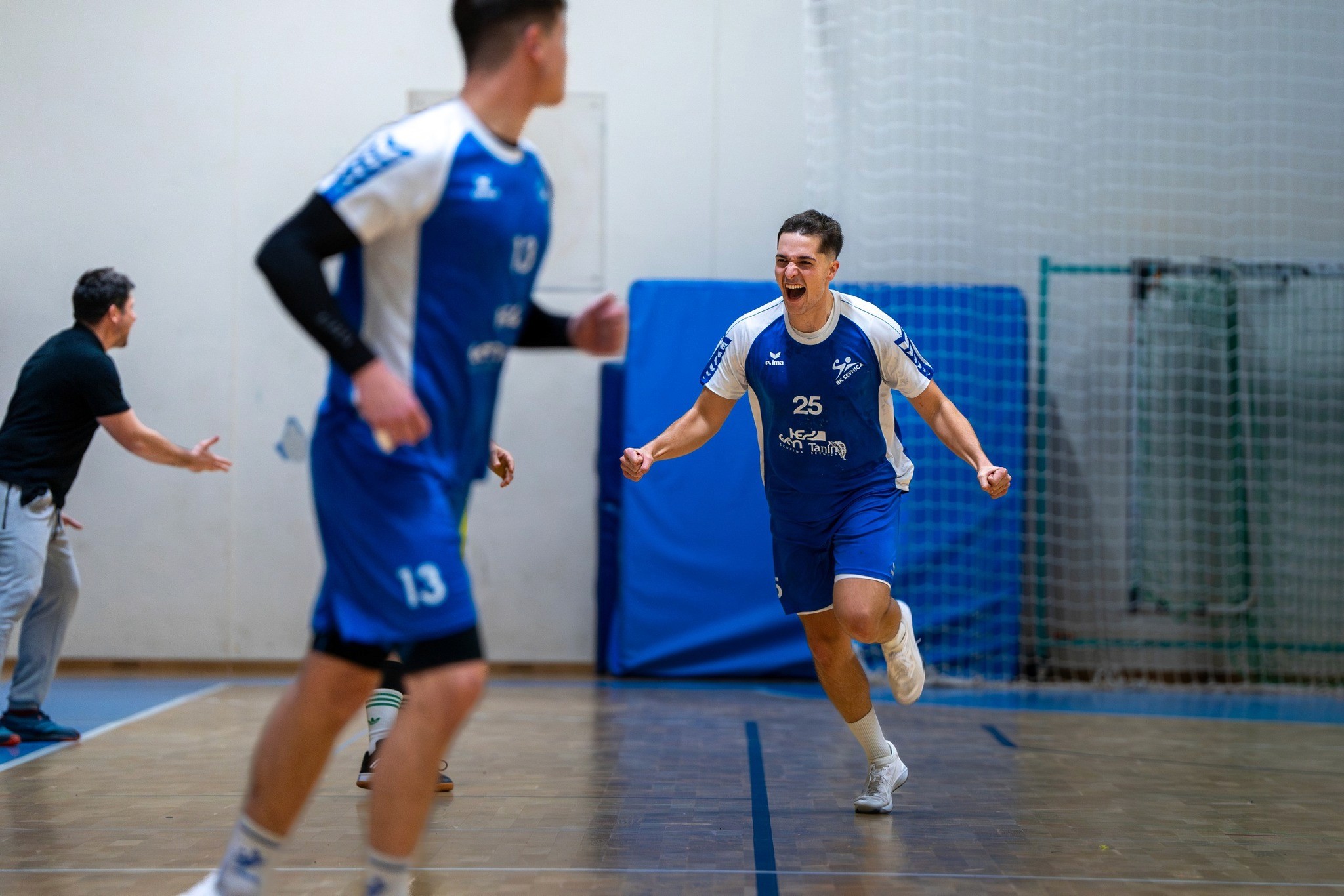 Rk Sevnica celebrating win