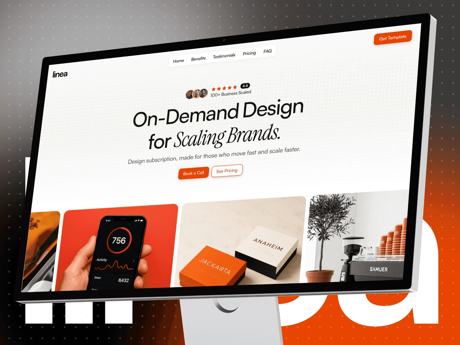 Top 10 Portfolio Website Templates to Elevate Your Brand 2026 - LineaDS (Framer) – $79