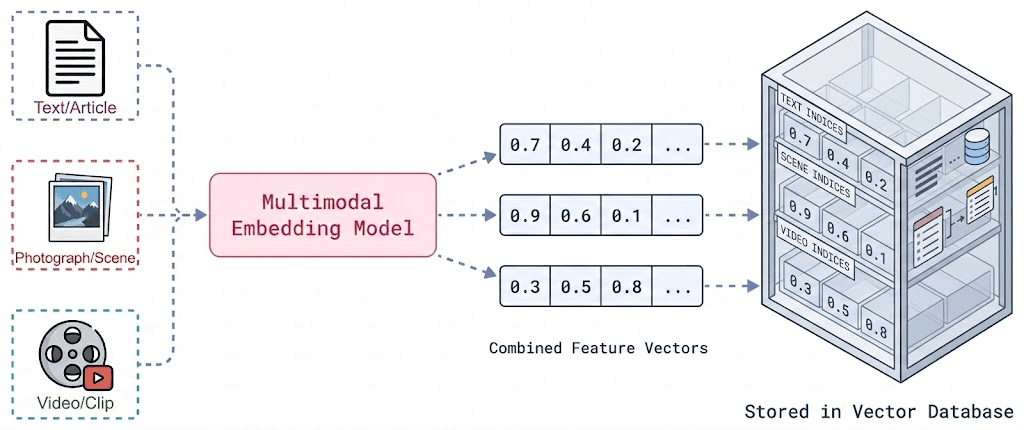 Transforming unstructured data into embedding vectors
