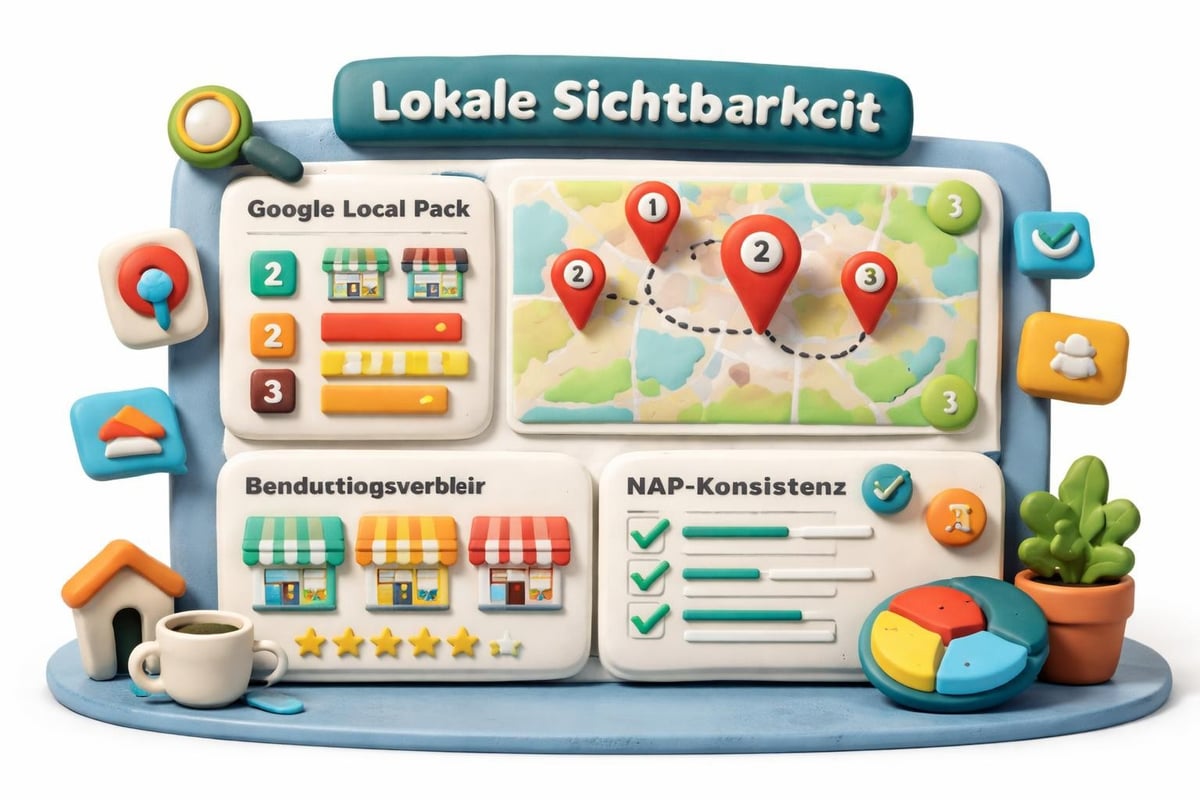 Lokale Sichtbarkeitsmetriken Dashboard