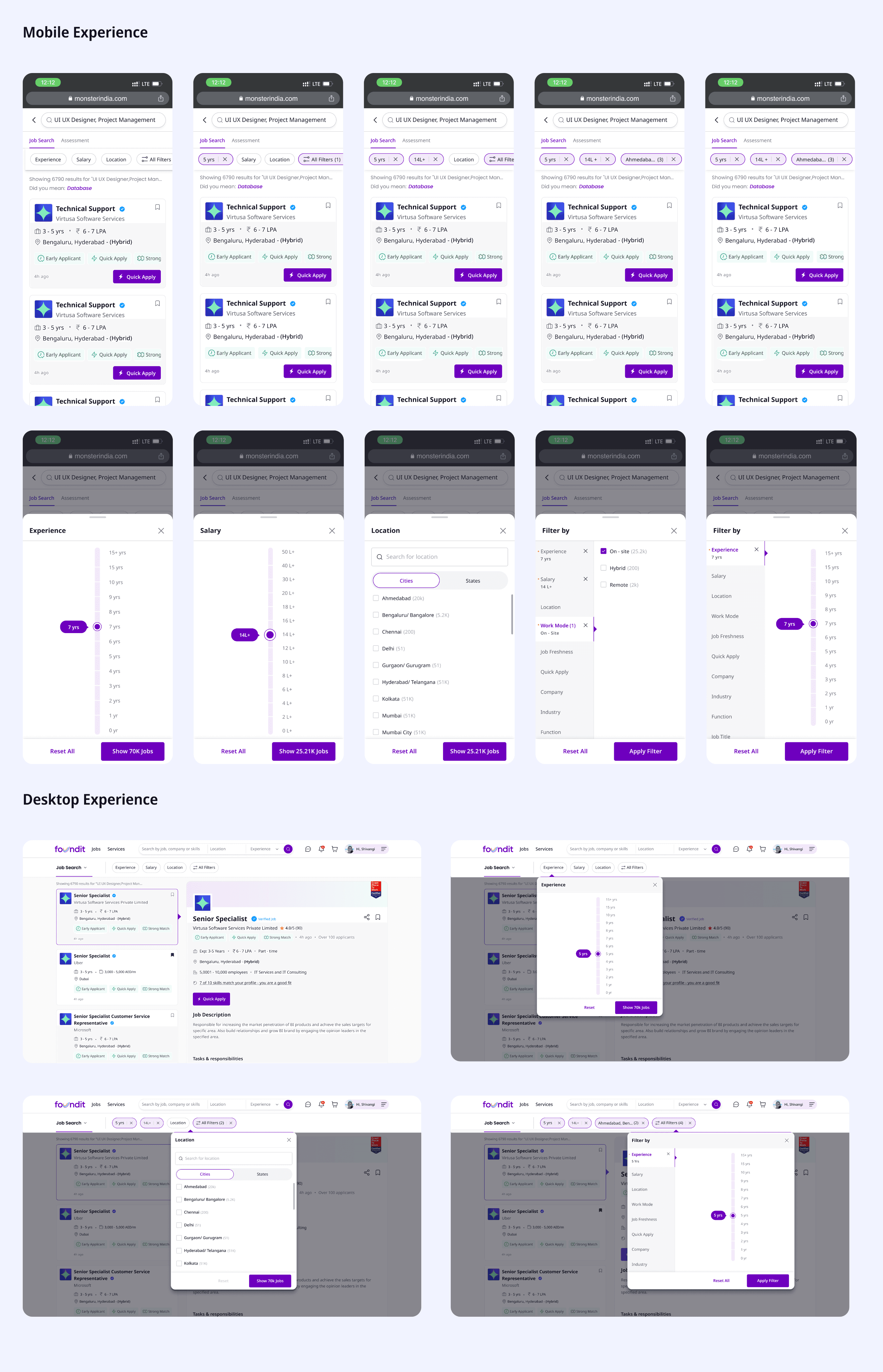Redesigned filters