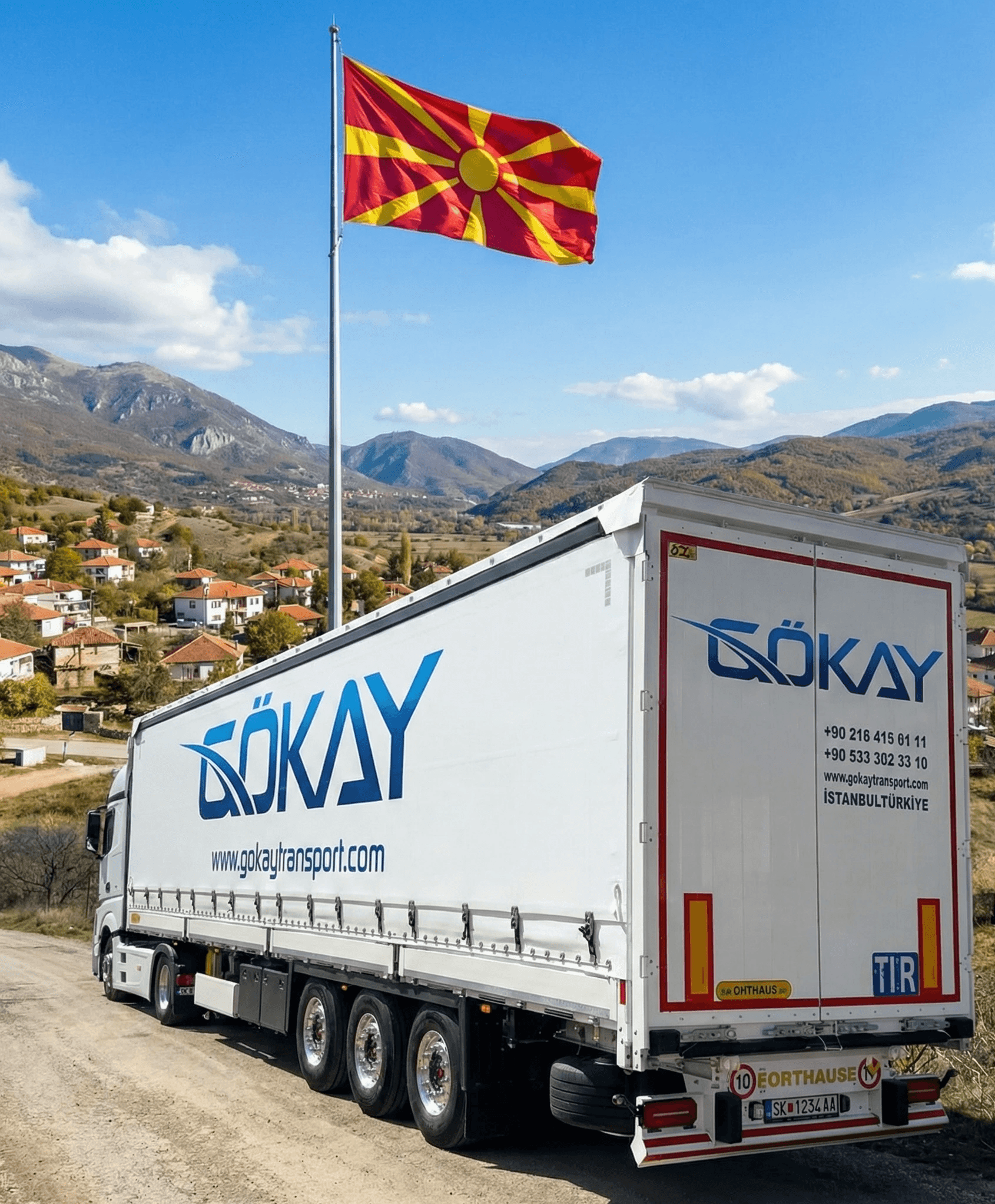Gokay Transport Truck at north macedonia