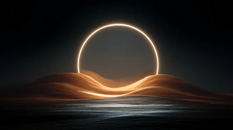 a portal in the dune. its showing people that even in the dune a small charity can feel like water.