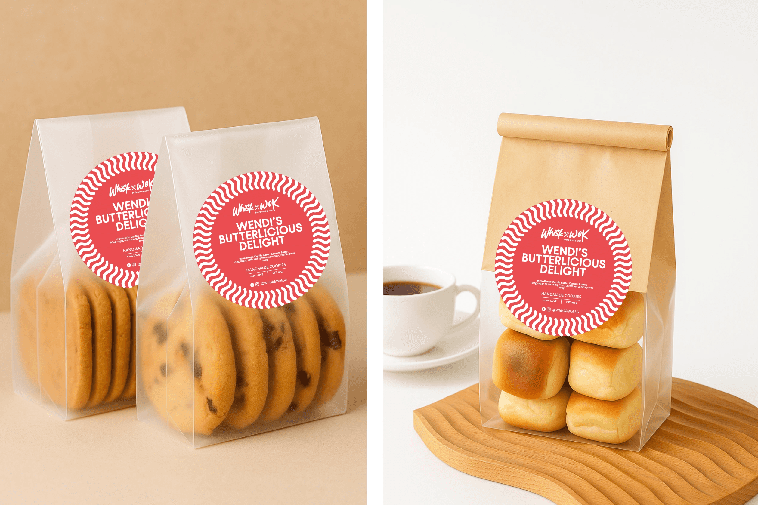 image of cookies in a paper packaging
