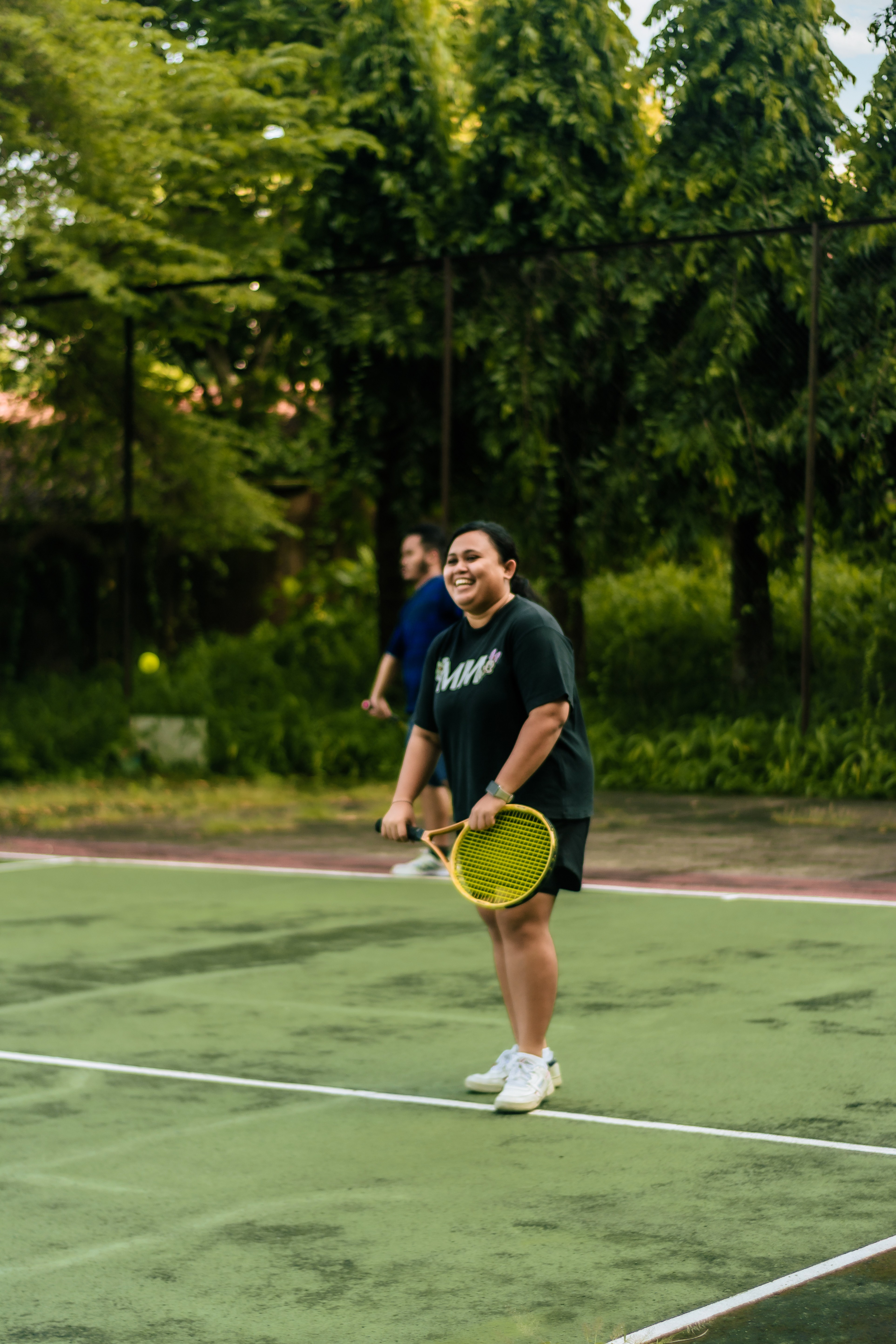 Kadek Play Tennis at Jember