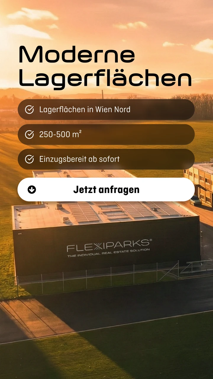 Immobilienanzeige im warmen Abendlicht