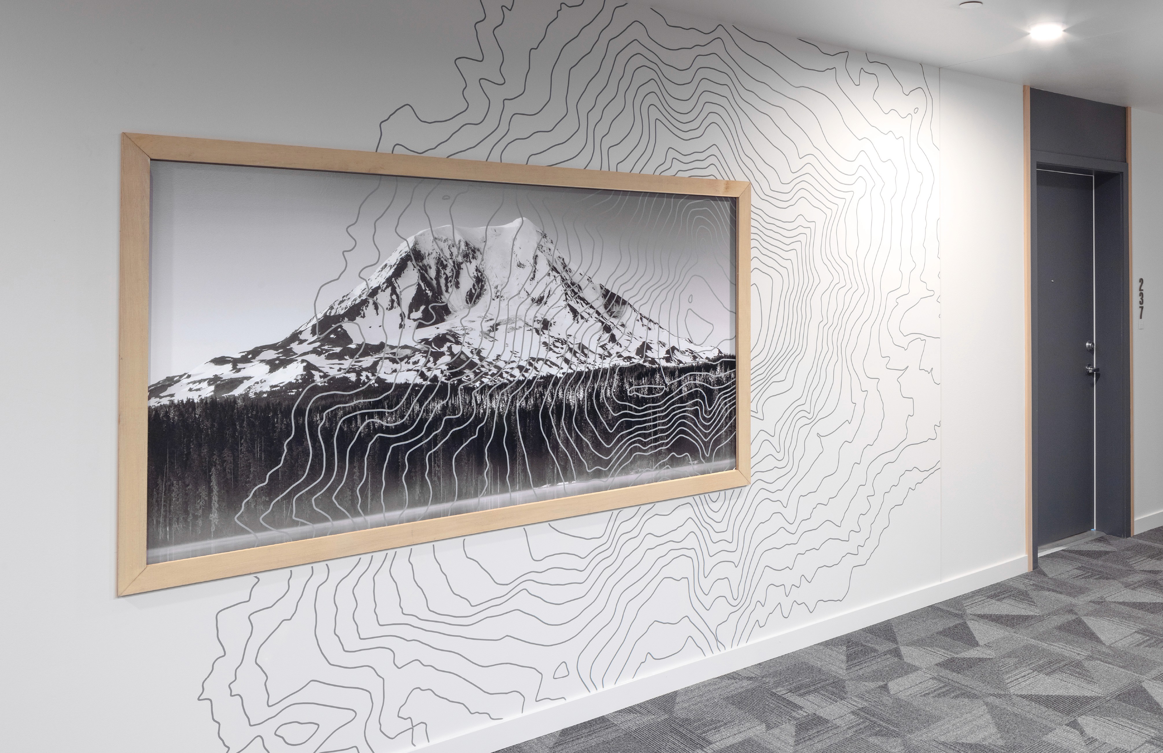 environmental graphic design for northpointe apartments new brand portland oregon