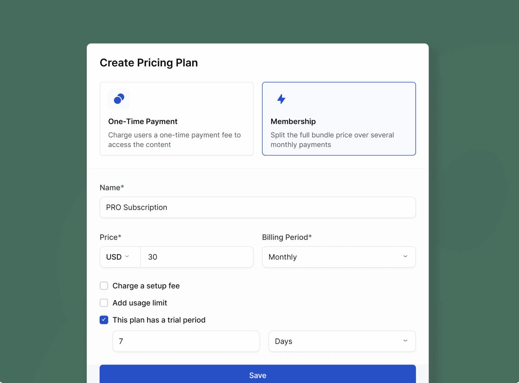 subscription payment processing
