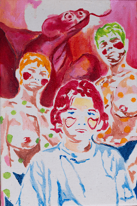 Close up perspective of hands being held