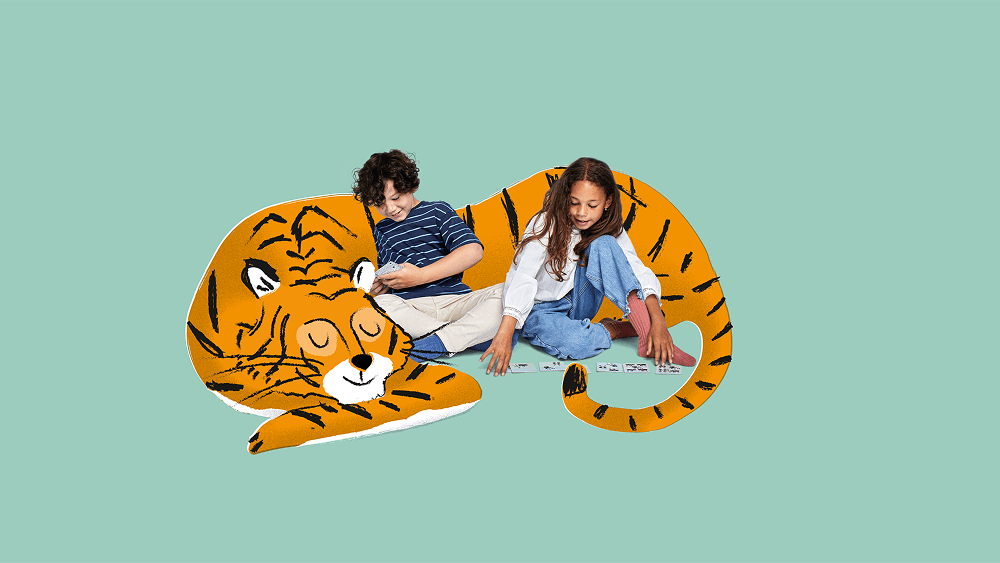 Grafisch ontwerp Rolf campagenbeeld tijger