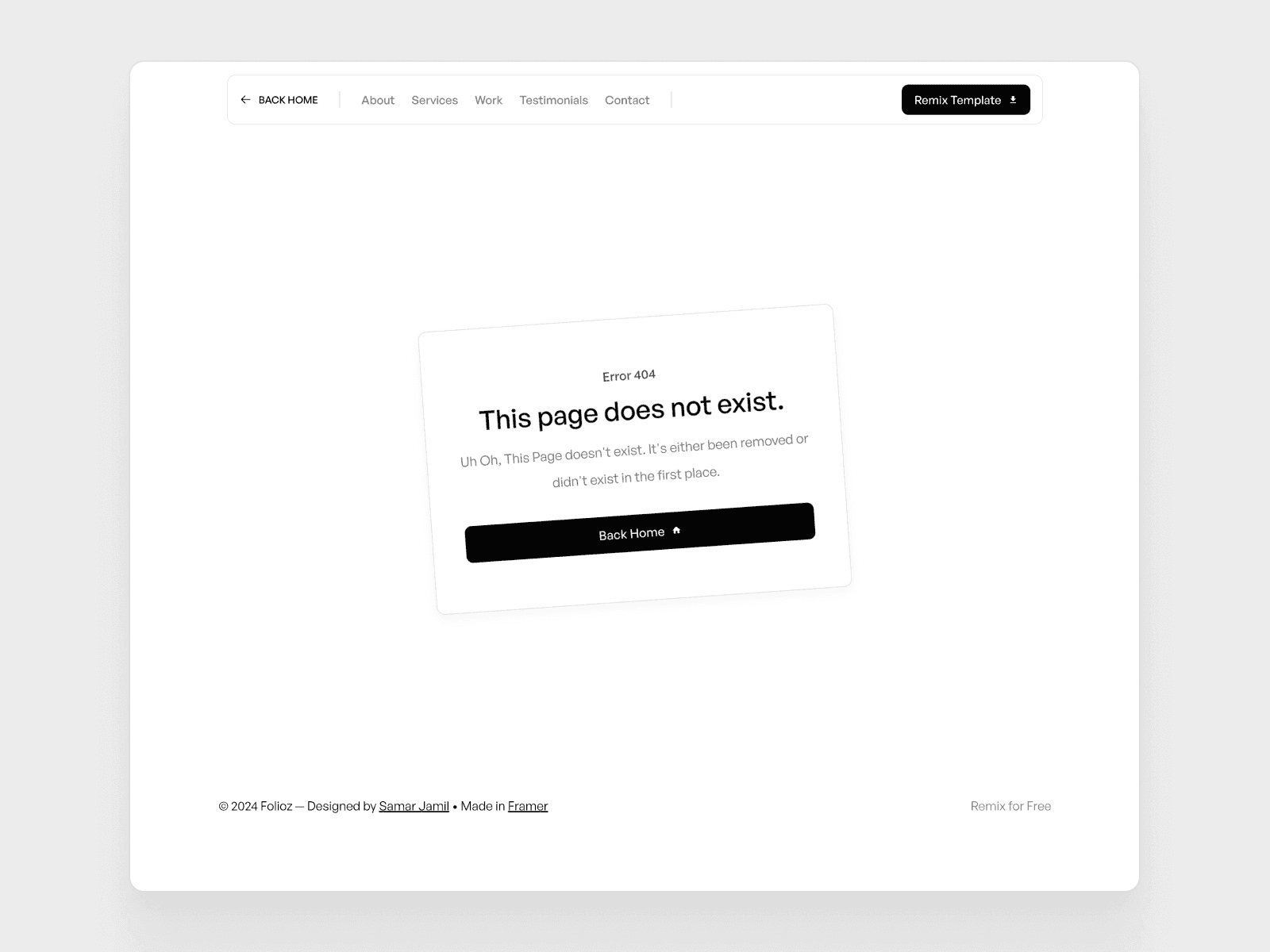 Frond Framer Template Image 4