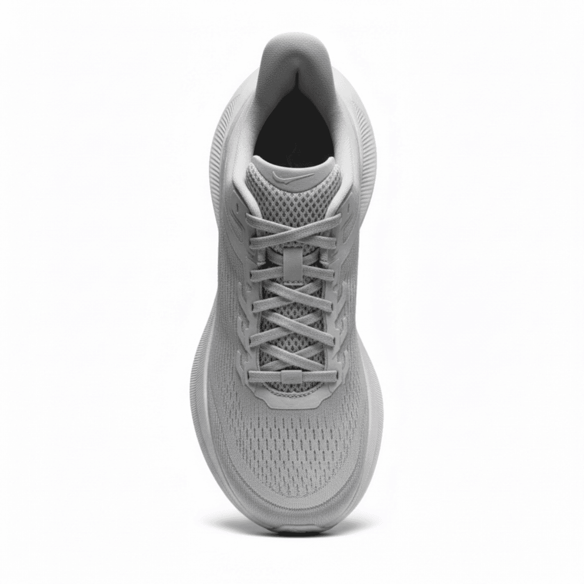 Gray Corbell Air O Flex men's sneaker with mesh upper and lace-up design, top view.
