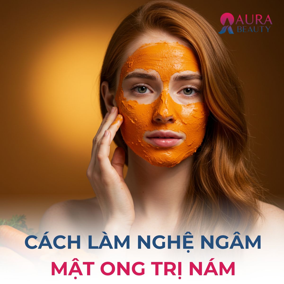 cách làm nghệ mật ong trị nám