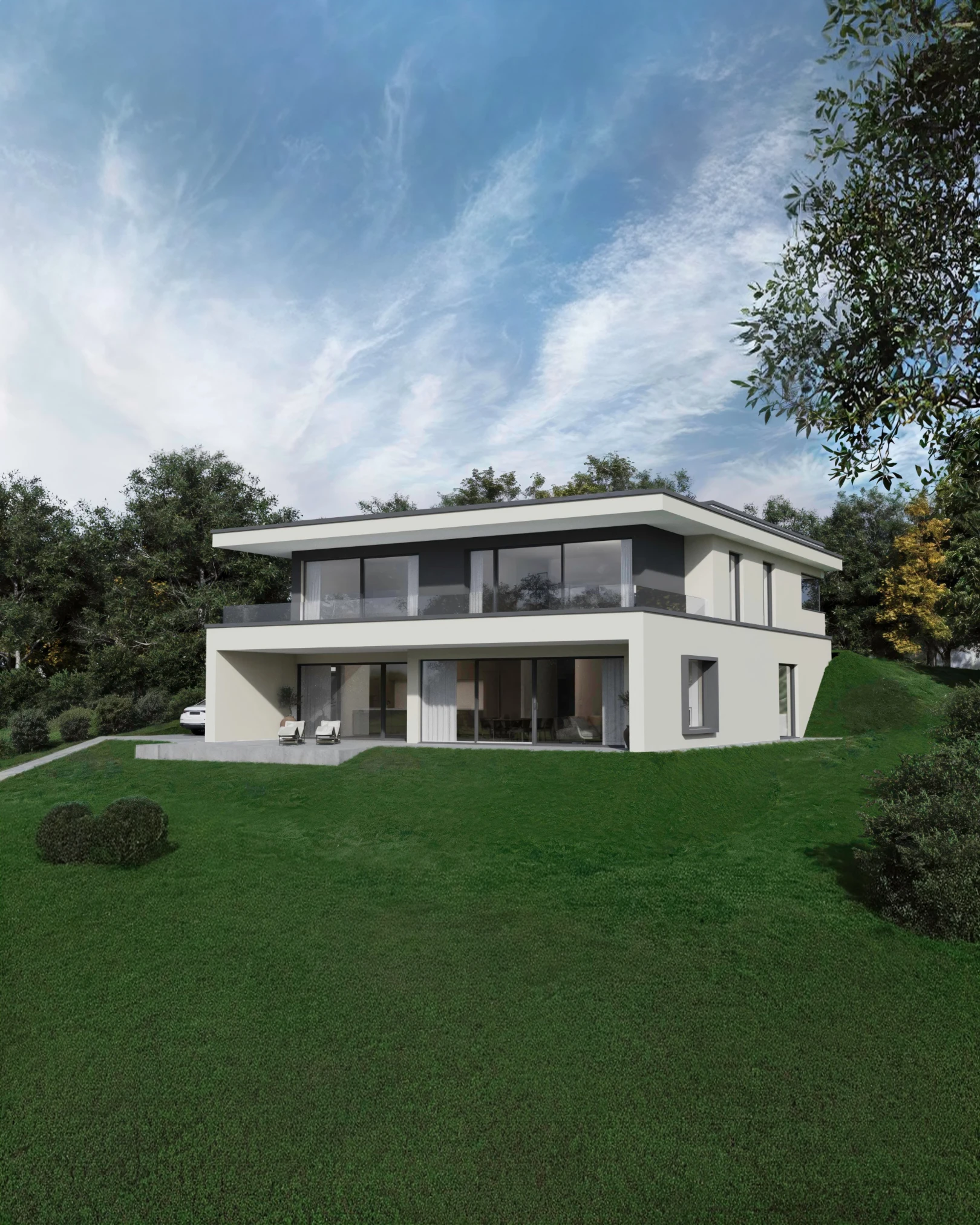 Villa FS Seitenansicht