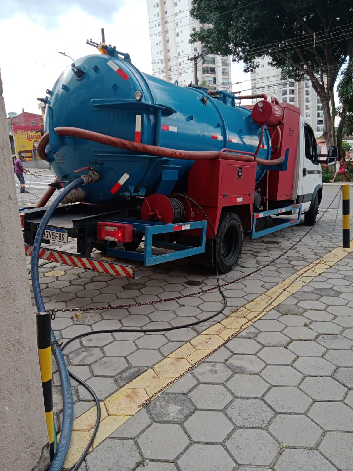 caminhão limpa fossa