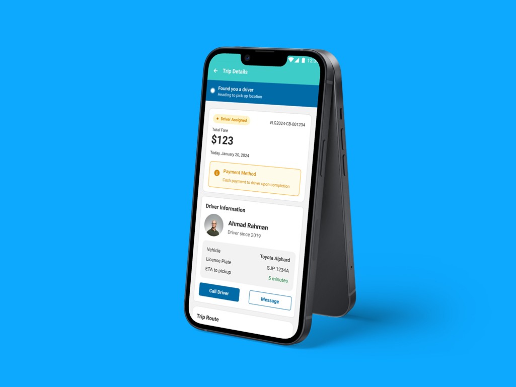 a cell phone on a white block