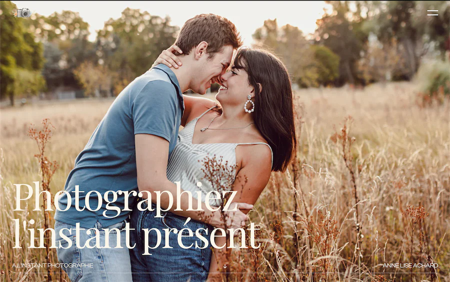 Hero du site À l'instant photographie