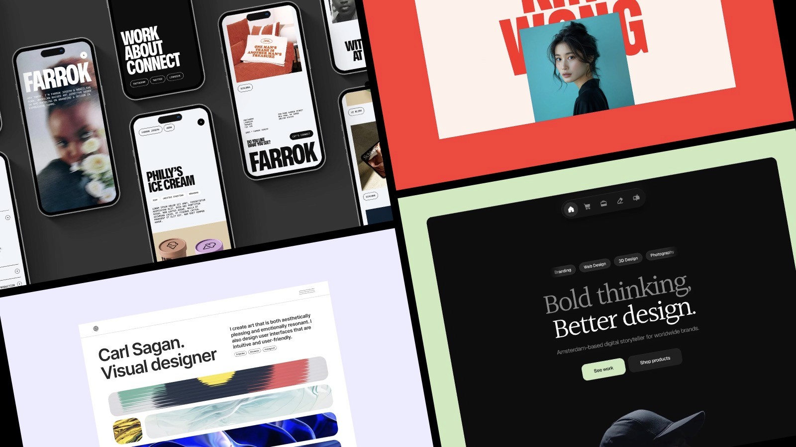 The best portfolio templates for Framer in 2026